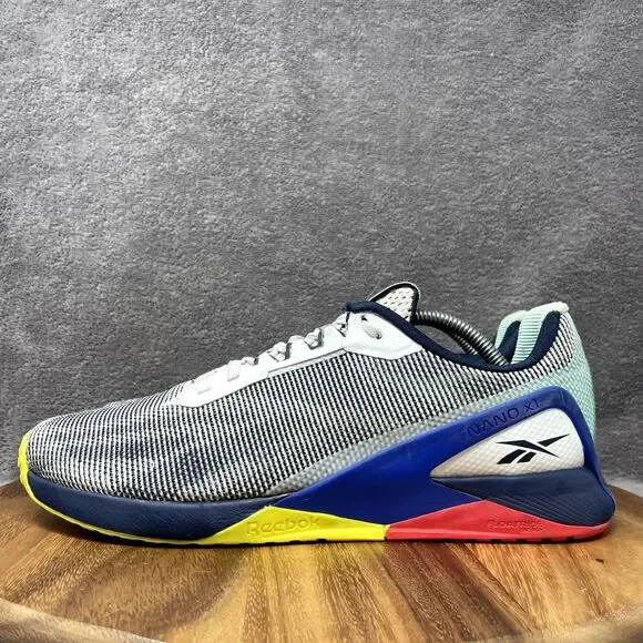 Reebok Nano X1 Grit GX4054 Multicolor CrossFit Lifting Shoes Sneakers Men's 11 - Picture 3 of 9